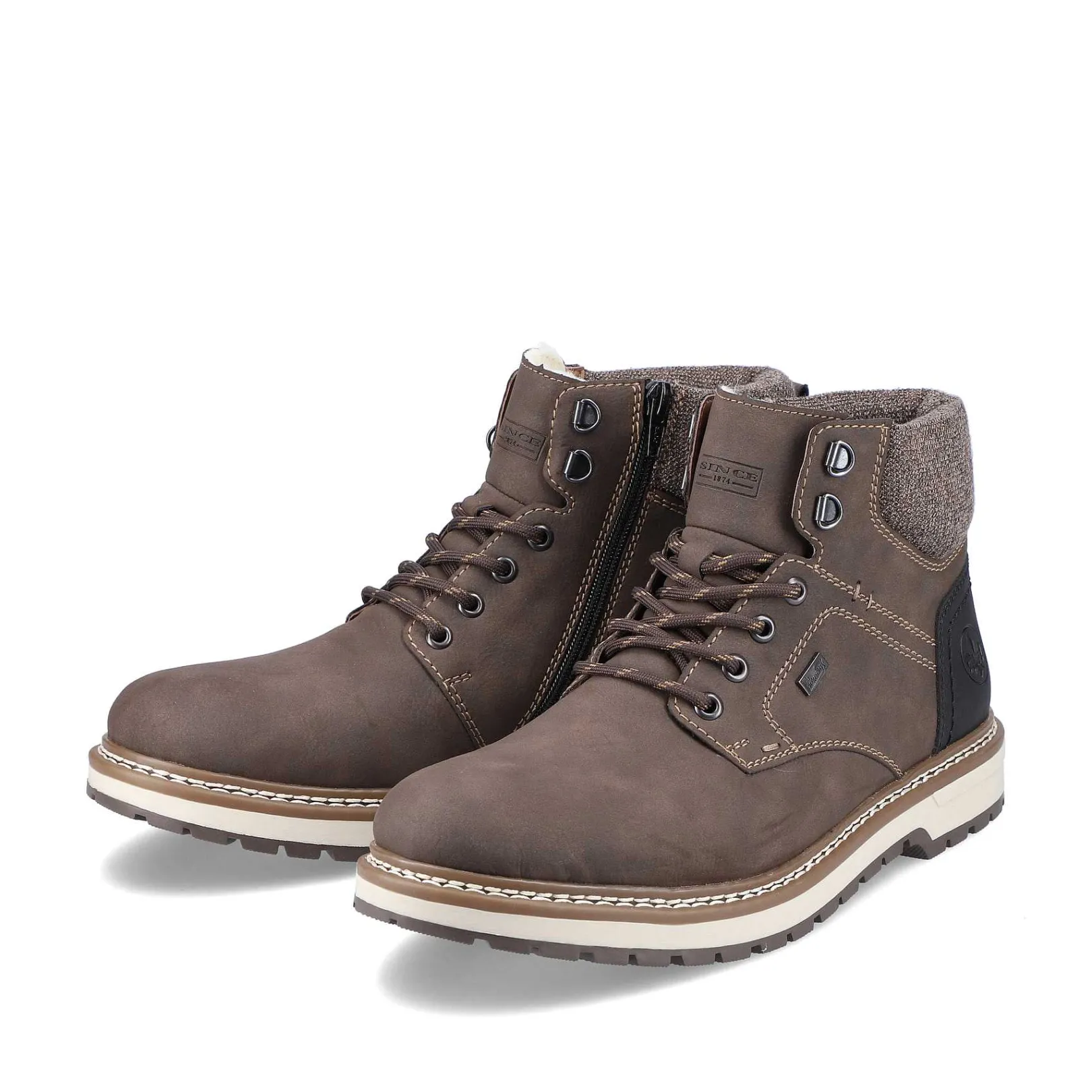 New Men'S Corded Boots Tobacco Brown Men'S Boots