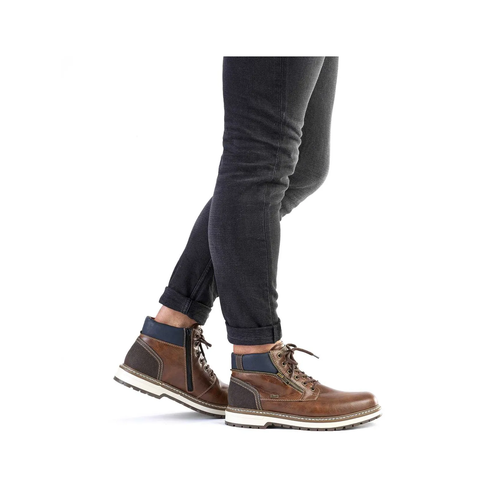 Clearance Men'S Corded Boots Chestnut Brown Men'S Boots