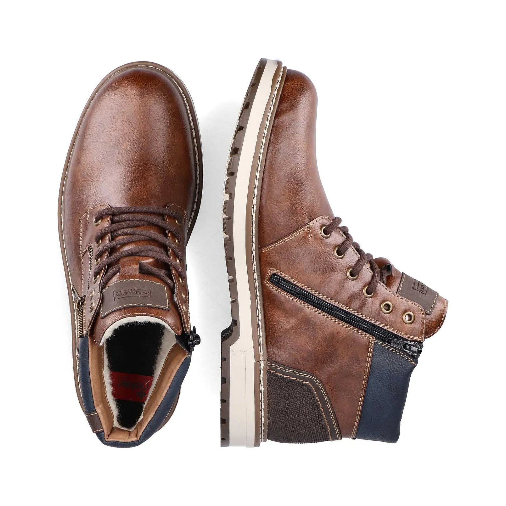 Clearance Men'S Corded Boots Chestnut Brown Men'S Boots