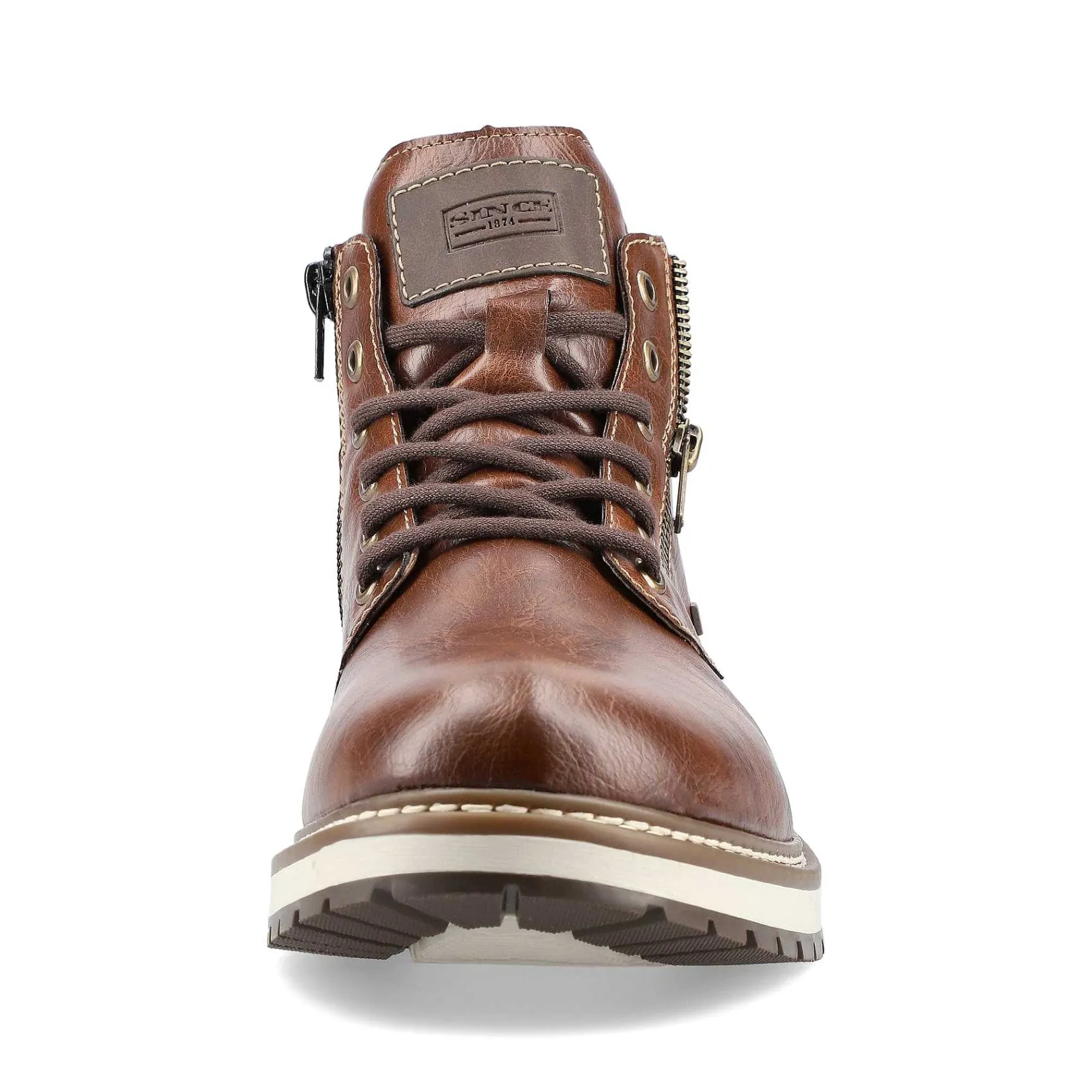 Clearance Men'S Corded Boots Chestnut Brown Men'S Boots