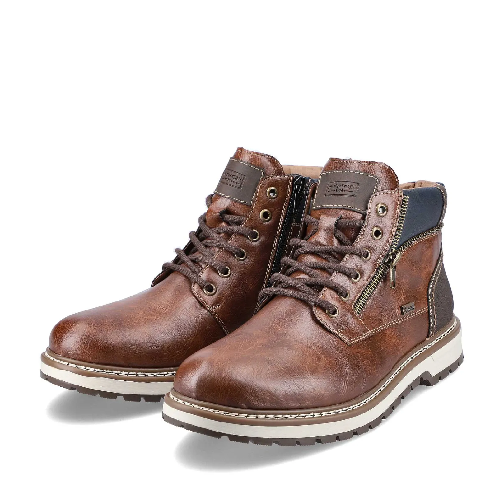 Clearance Men'S Corded Boots Chestnut Brown Men'S Boots