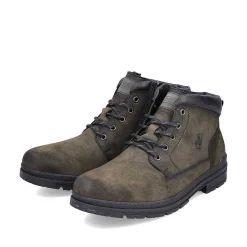 Outlet Men'S Corded Boots, Khaki Green Men'S Boots