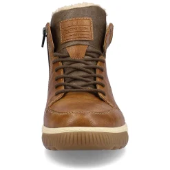 Hot Men'S Corded Boots Nougat Brown Men'S Boots