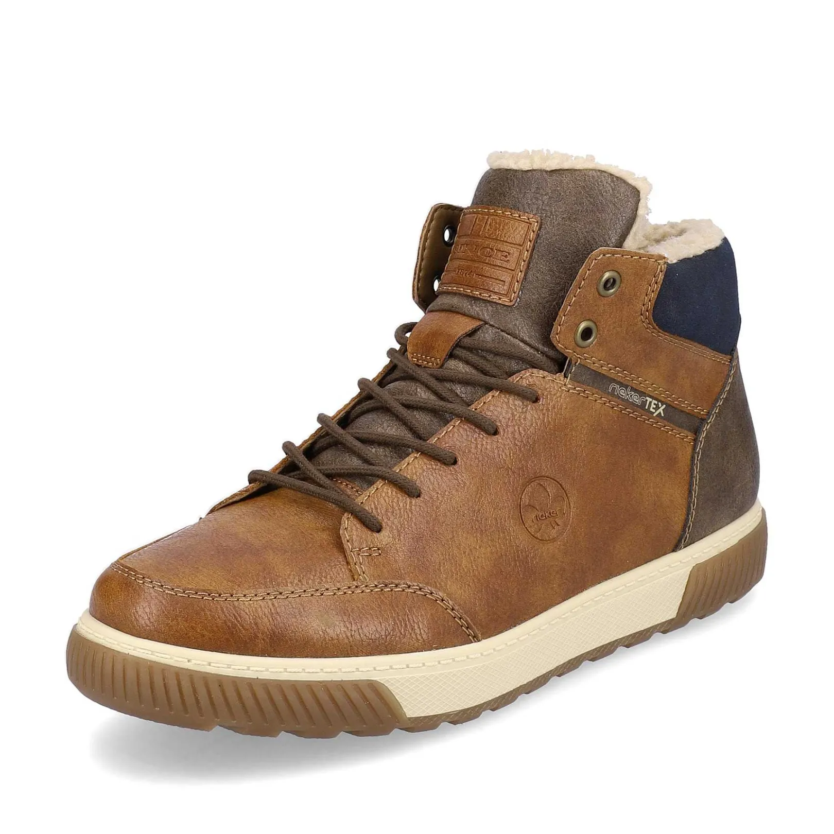 Hot Men'S Corded Boots Nougat Brown Men'S Boots