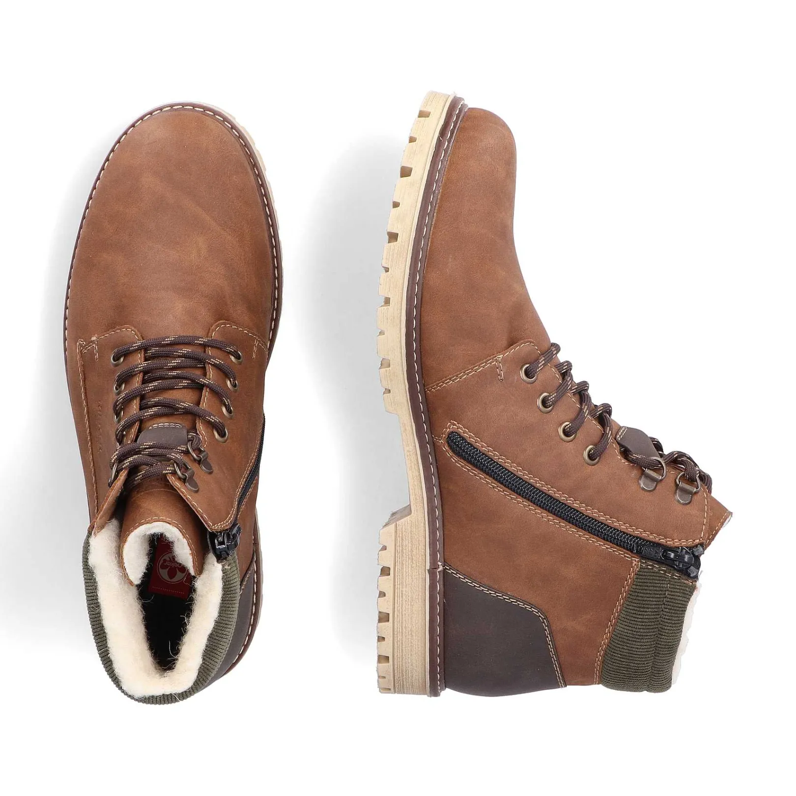 Discount Men'S Corded Boots Light Brown Men'S Boots