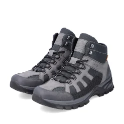 New Men'S Corded Boots Platinum Gray Men'S Boots