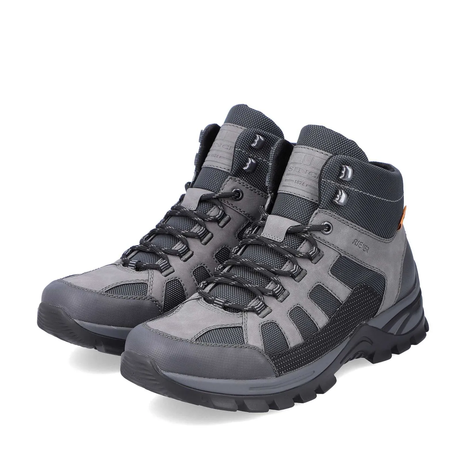 New Men'S Corded Boots Platinum Gray Men'S Boots