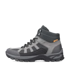 New Men'S Corded Boots Platinum Gray Men'S Boots