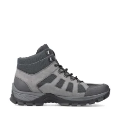 New Men'S Corded Boots Platinum Gray Men'S Boots