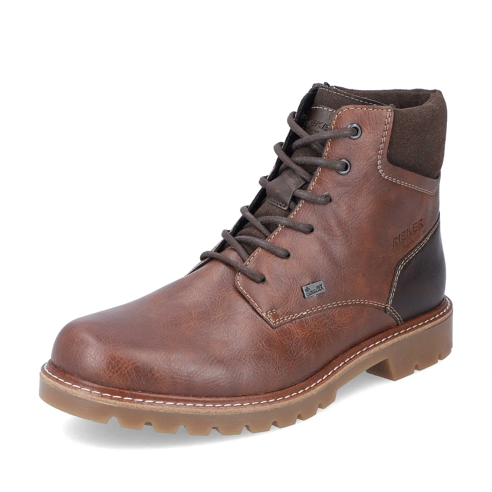 New Men'S Corded Boots Chestnut Brown Men'S Boots