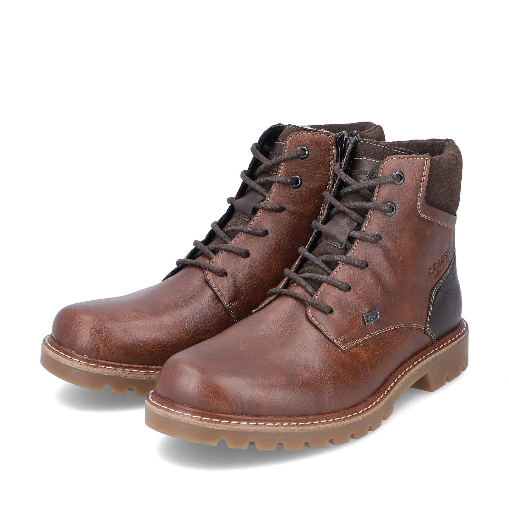 New Men'S Corded Boots Chestnut Brown Men'S Boots