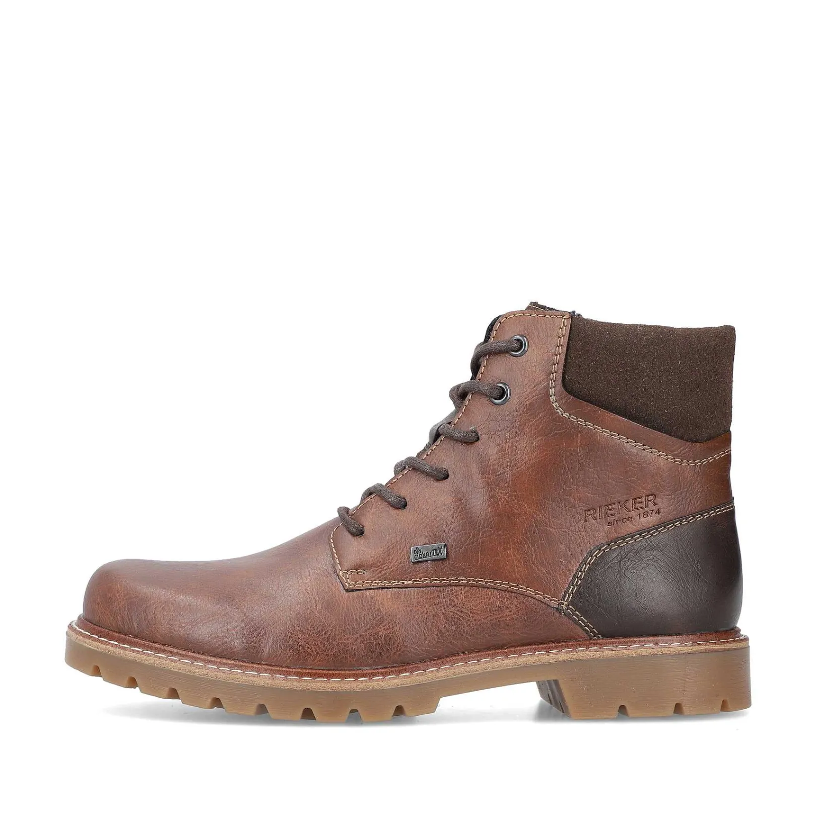 New Men'S Corded Boots Chestnut Brown Men'S Boots