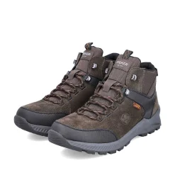 New Men'S Corded Boots Coffee Brown Men'S Boots
