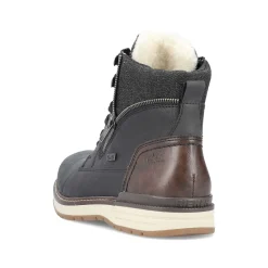 Men'S Corded Boots Night Black Men'S Boots