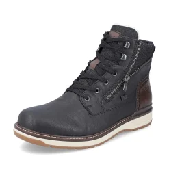 Men'S Corded Boots Night Black Men'S Boots
