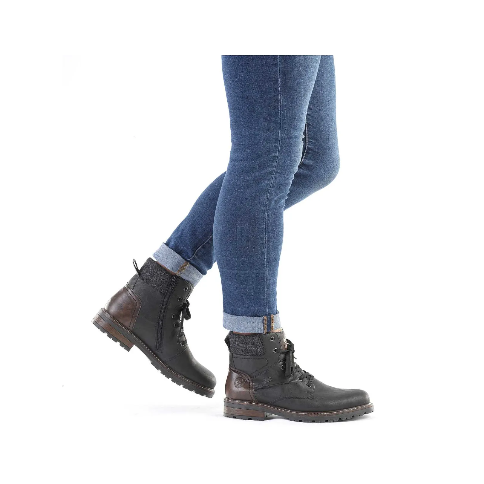 Best Men'S Corded Boots Deep Black Men'S Boots