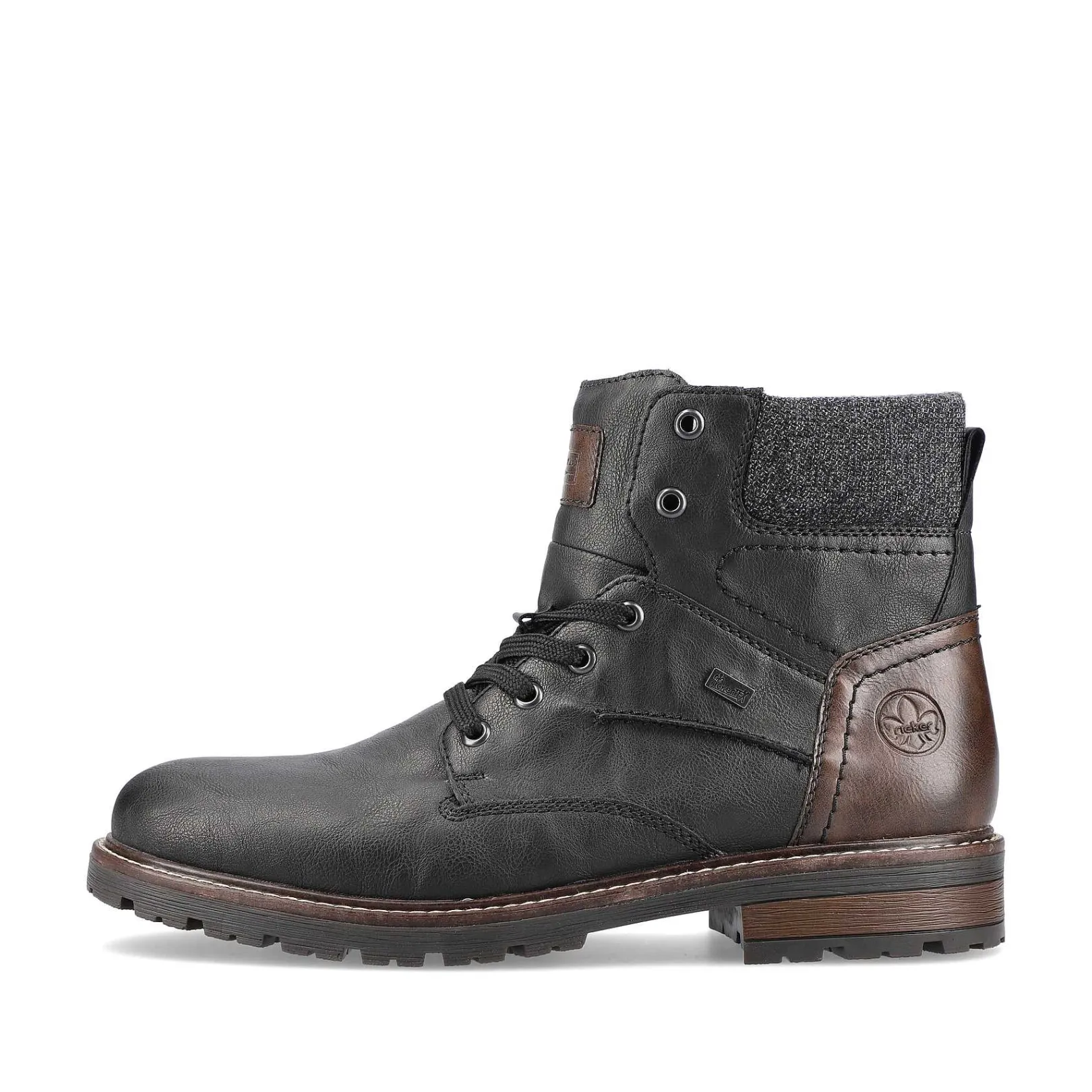 Best Men'S Corded Boots Deep Black Men'S Boots