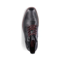 Discount Men'S Corded Boots, Glossy Black Men'S Boots