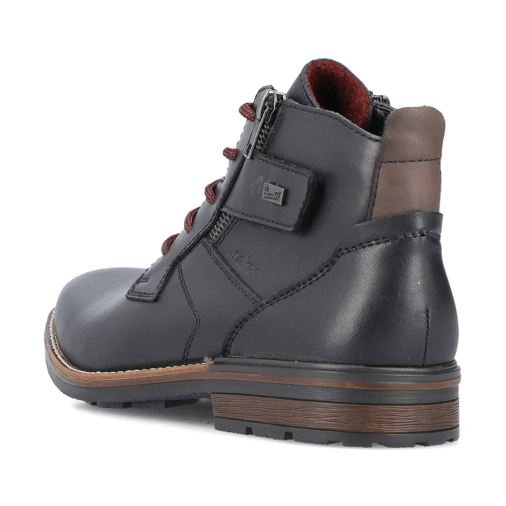 Discount Men'S Corded Boots, Glossy Black Men'S Boots