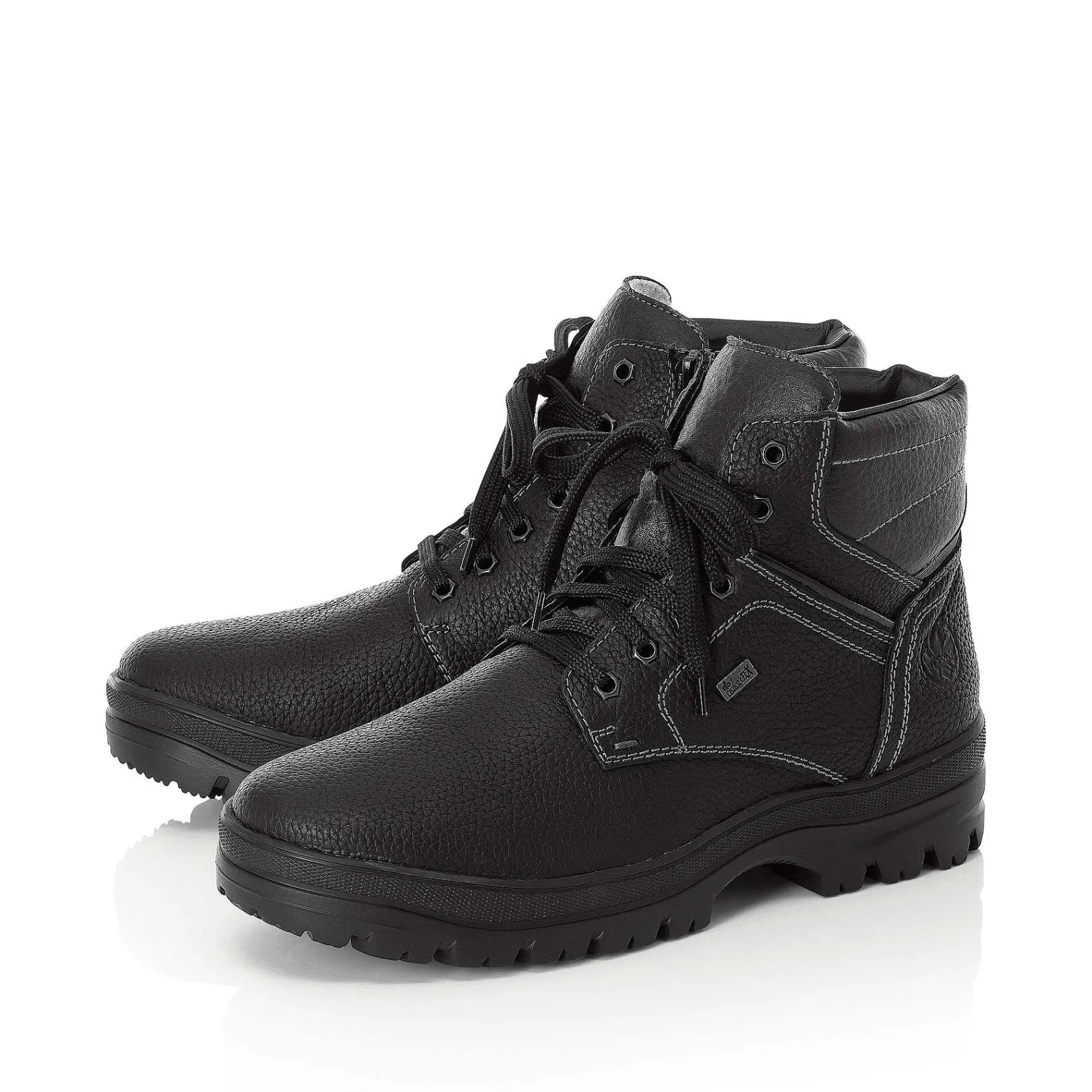 Best Men'S Corded Boots Deep Black Men'S Boots