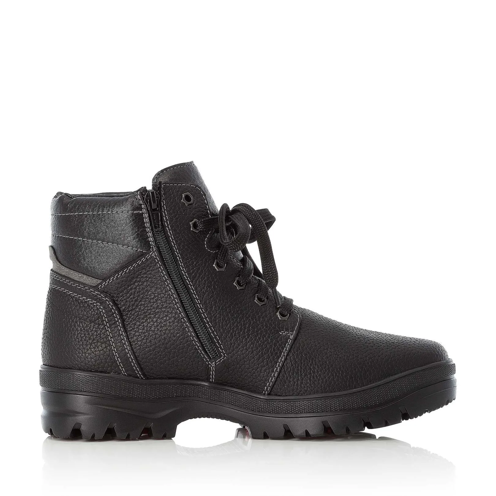 Best Men'S Corded Boots Deep Black Men'S Boots