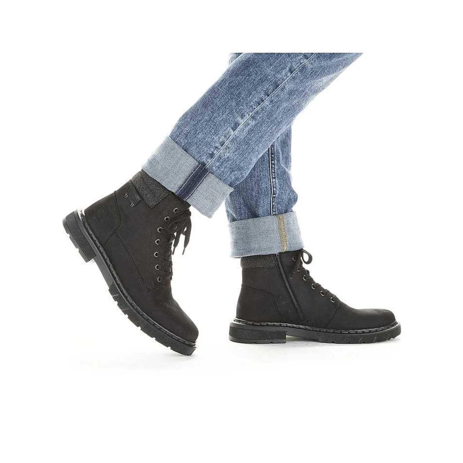 Sale Men'S Corded Boots Deep Black Men'S Boots