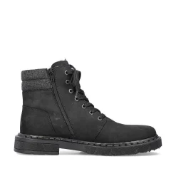 Sale Men'S Corded Boots Deep Black Men'S Boots