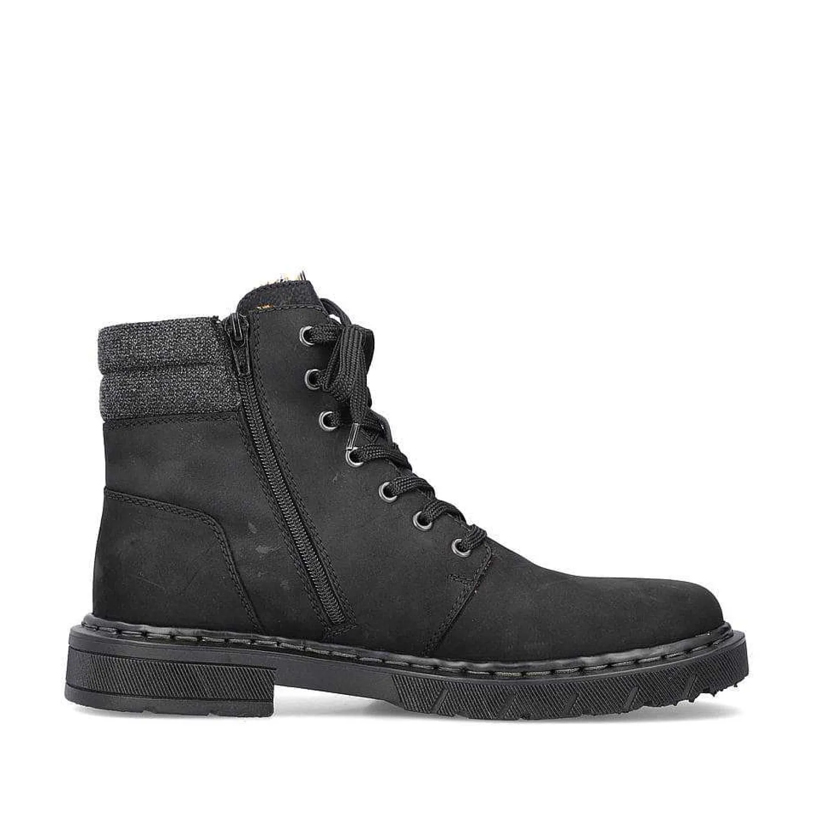 Sale Men'S Corded Boots Deep Black Men'S Boots