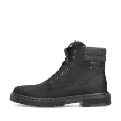 Sale Men'S Corded Boots Deep Black Men'S Boots