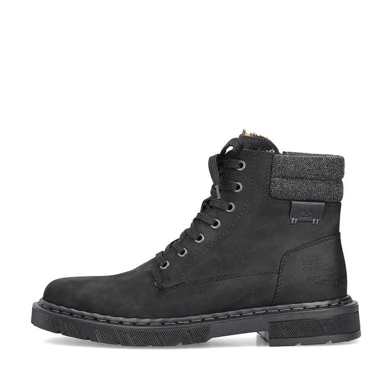 Sale Men'S Corded Boots Deep Black Men'S Boots