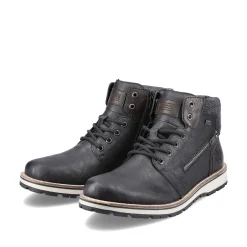 Clearance Men'S Corded Boots Asphalt Black Men'S Boots