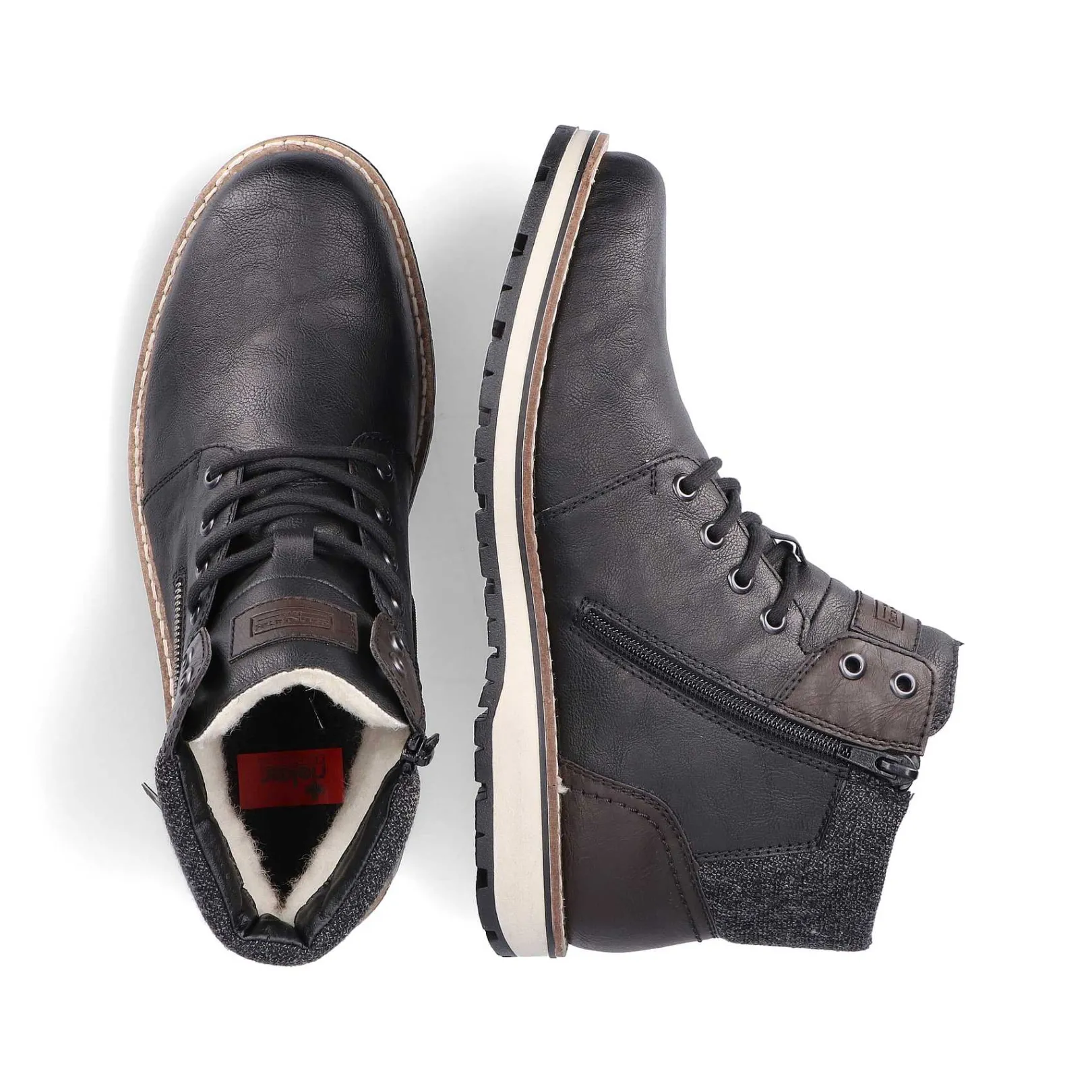 Clearance Men'S Corded Boots Asphalt Black Men'S Boots
