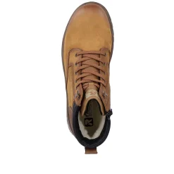 New Men'S Corded Boots Wood Brown Men'S Boots