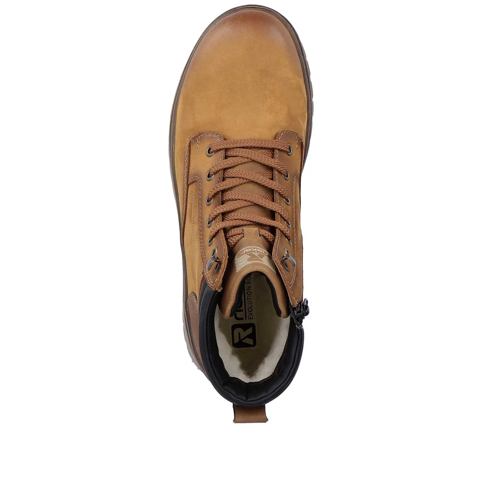New Men'S Corded Boots Wood Brown Men'S Boots