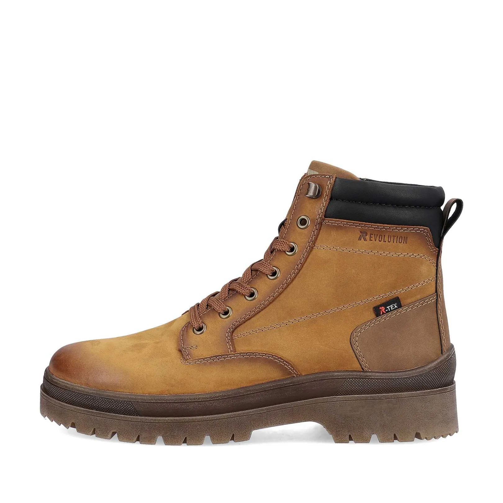 New Men'S Corded Boots Wood Brown Men'S Boots