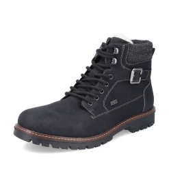 New Men'S Corded Boots Asphalt Black Men'S Boots