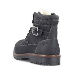 New Men'S Corded Boots Asphalt Black Men'S Boots