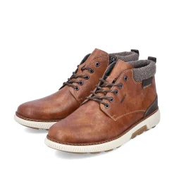 Clearance Men'S Corded Boots Chestnut Brown Men'S Boots