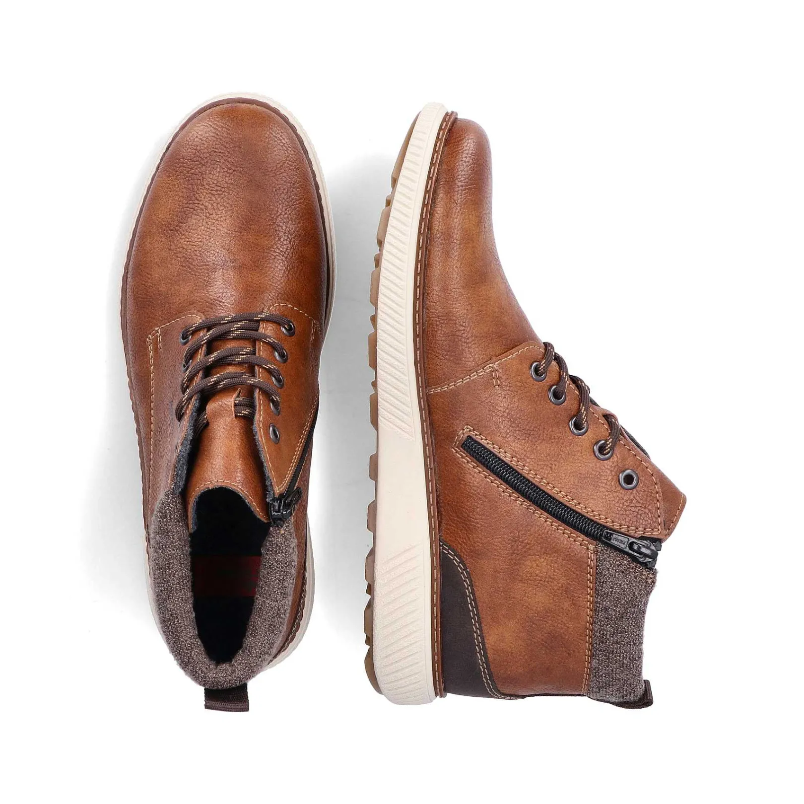 Clearance Men'S Corded Boots Chestnut Brown Men'S Boots