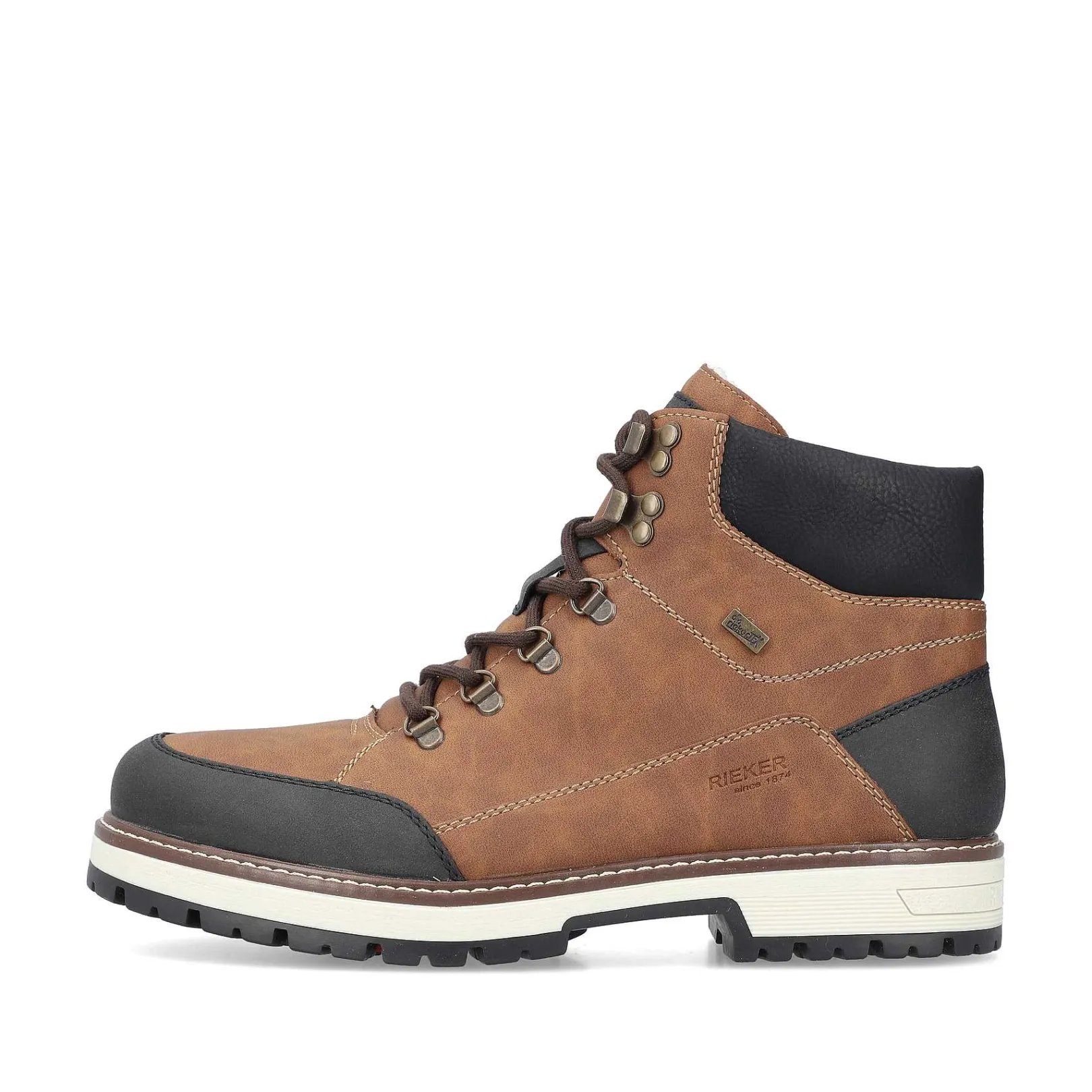 Outlet Men'S Corded Boots Light Brown-Black Men'S Boots