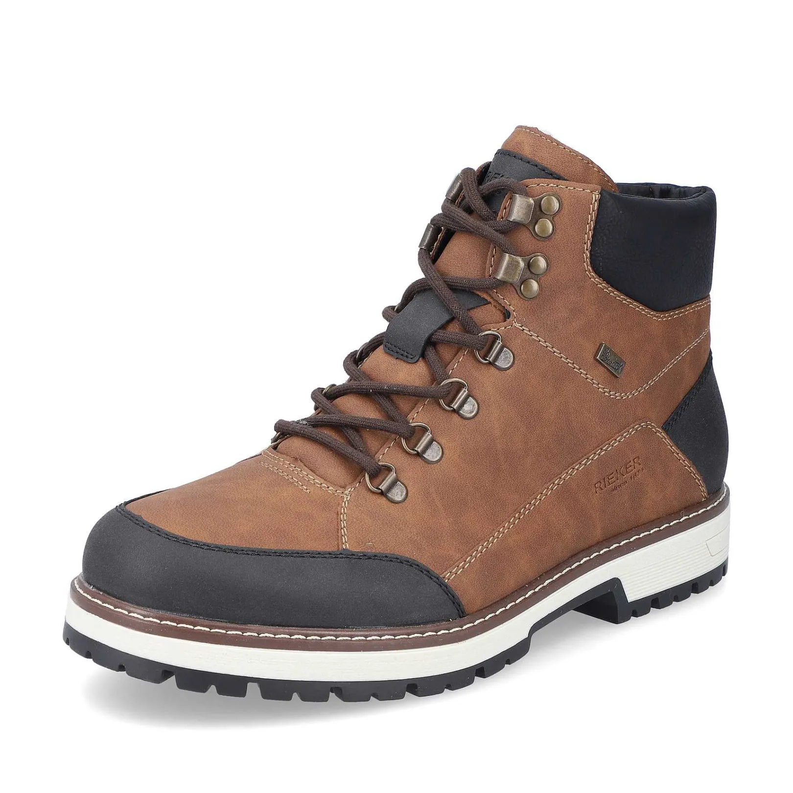 Outlet Men'S Corded Boots Light Brown-Black Men'S Boots