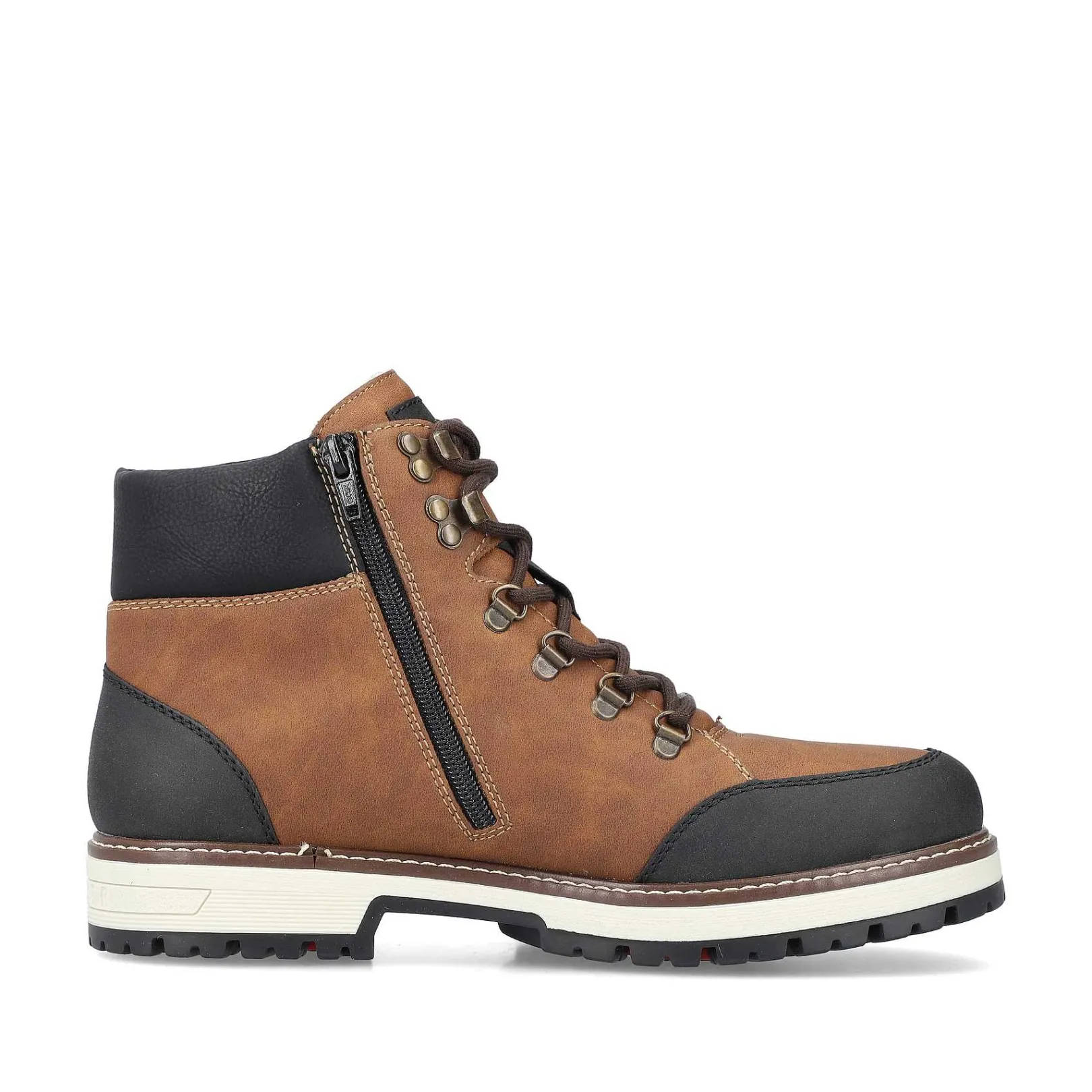 Outlet Men'S Corded Boots Light Brown-Black Men'S Boots