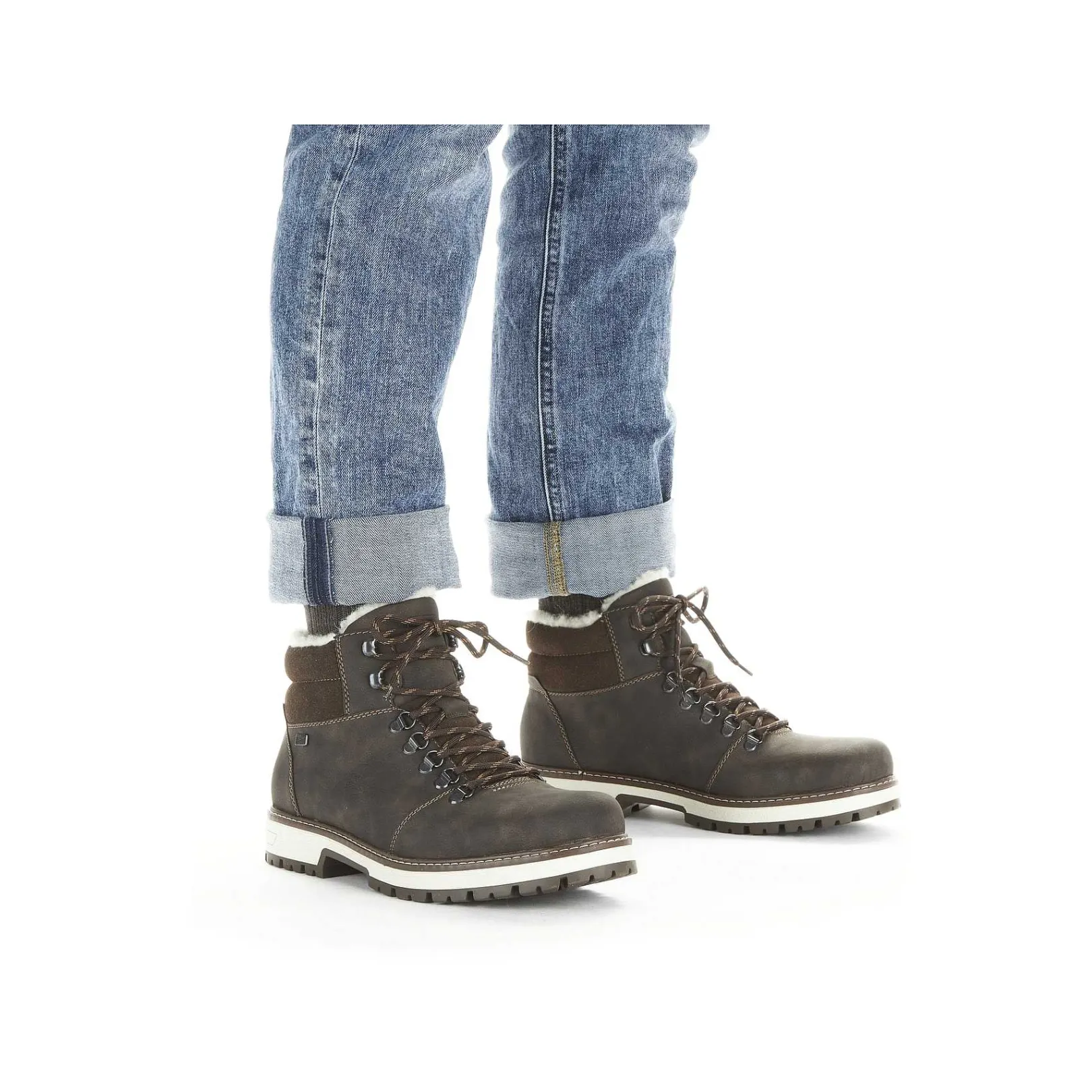 Outlet Men'S Corded Boots Coffee Brown Men'S Boots
