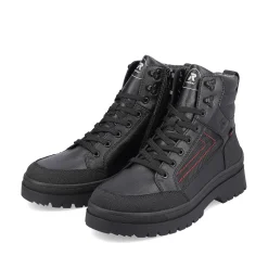Sale Men'S Corded Boots Deep Black Men'S Boots