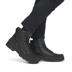 Sale Men'S Corded Boots Deep Black Men'S Boots