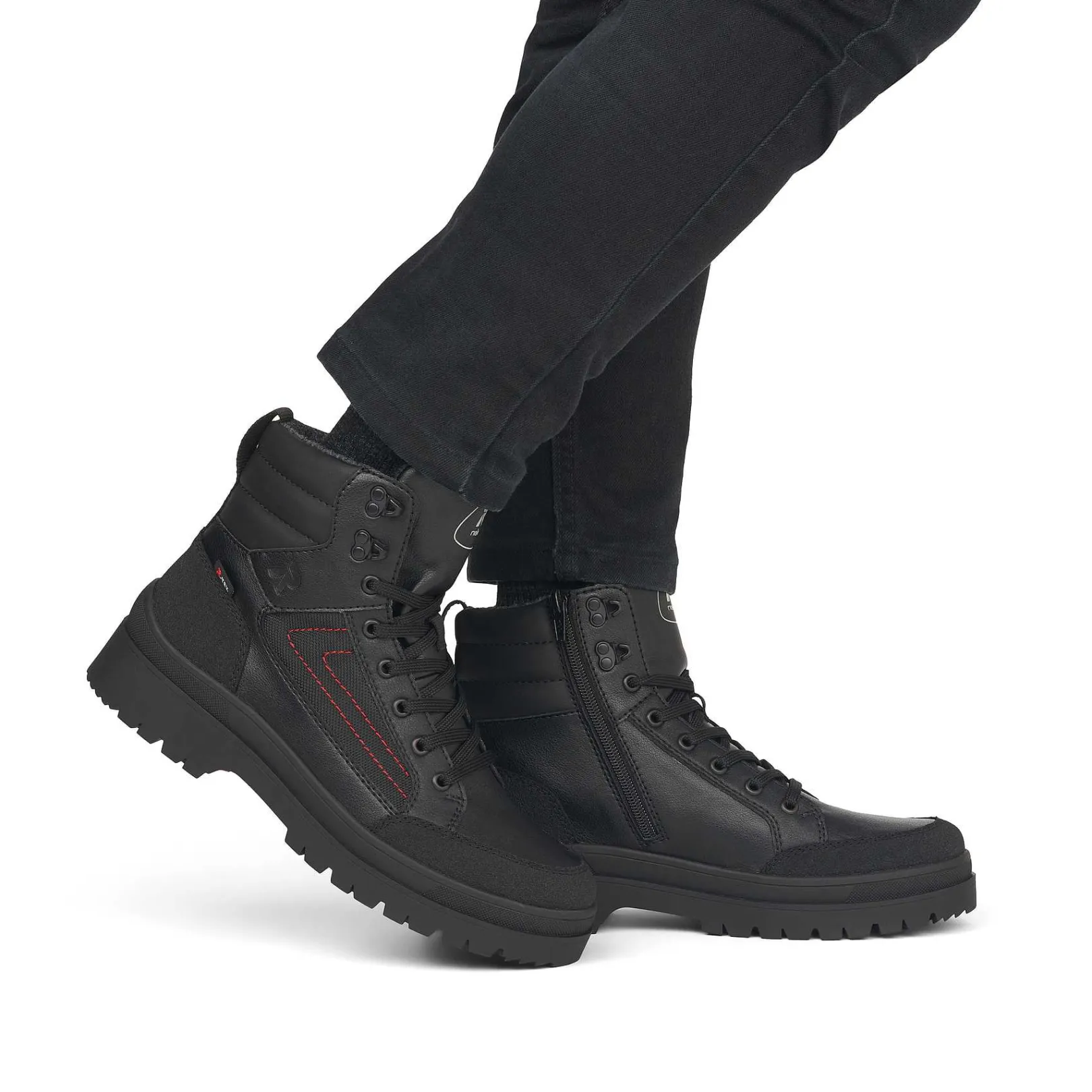 Sale Men'S Corded Boots Deep Black Men'S Boots
