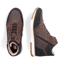 Outlet Men'S Corded Boots, Nut Brown Men'S Boots