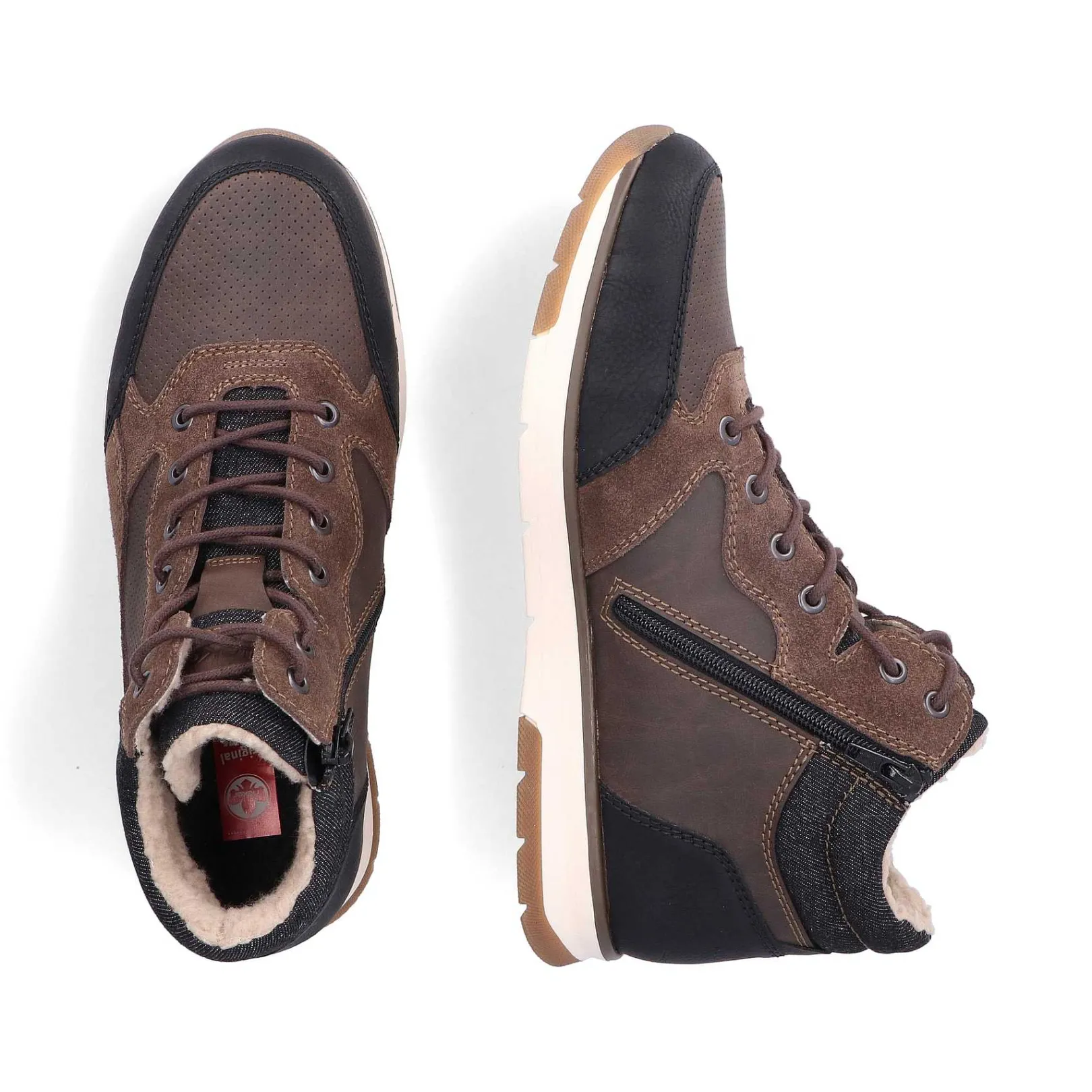 Outlet Men'S Corded Boots, Nut Brown Men'S Boots