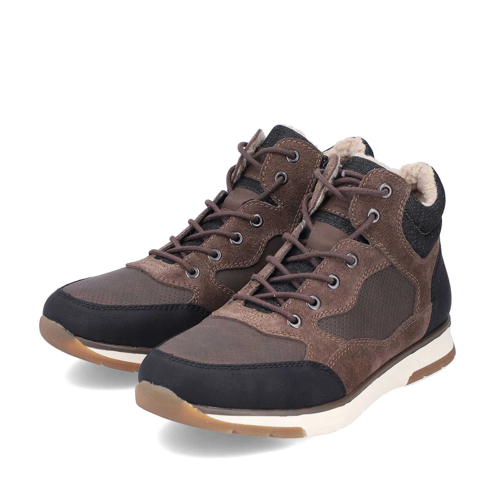Outlet Men'S Corded Boots, Nut Brown Men'S Boots
