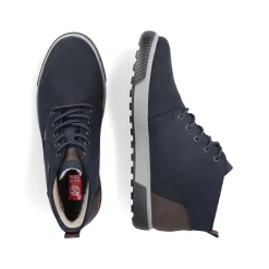 Clearance Men'S Corded Boots Dark Blue-Gray Men'S Boots
